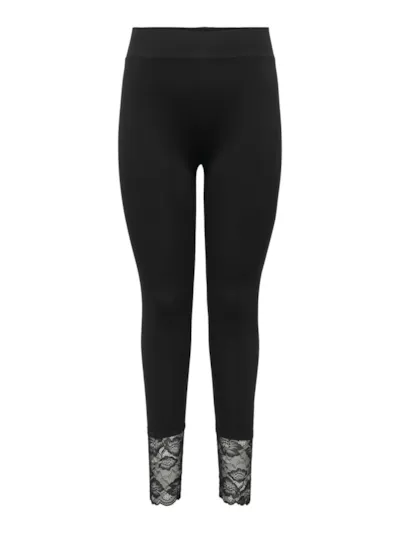 Only carmakoma leggings med blonde forneden Cartimi sort