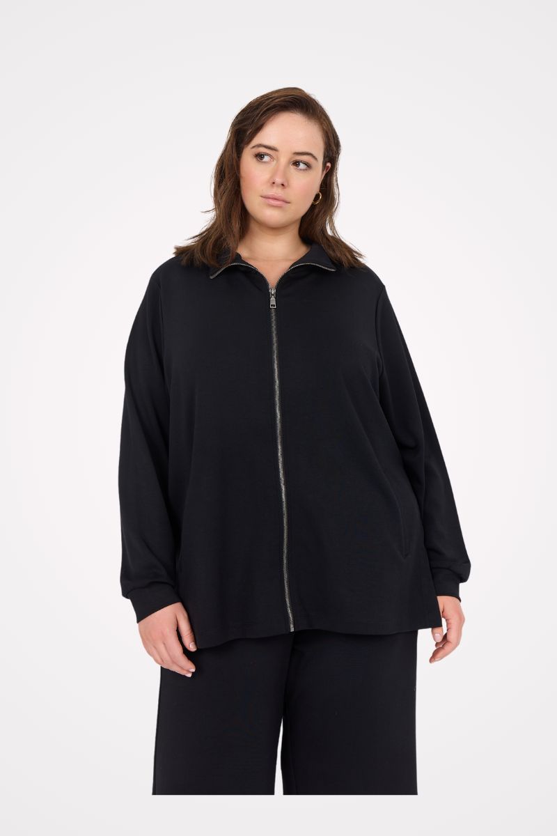 plus size cardigan jakke fra Wasabi