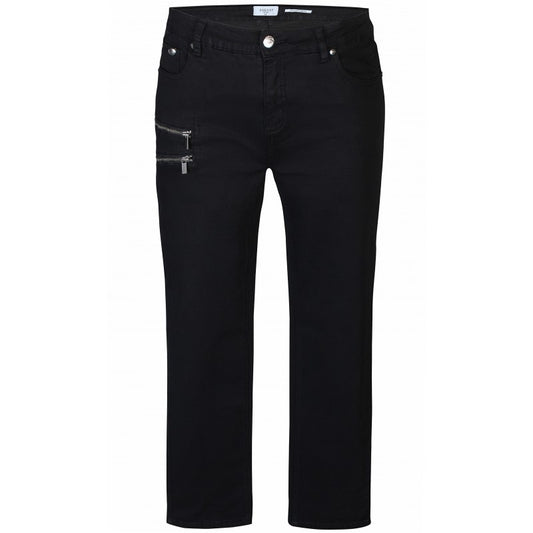 Zhenzi jeans sort Curve2 03-pants shaping fit